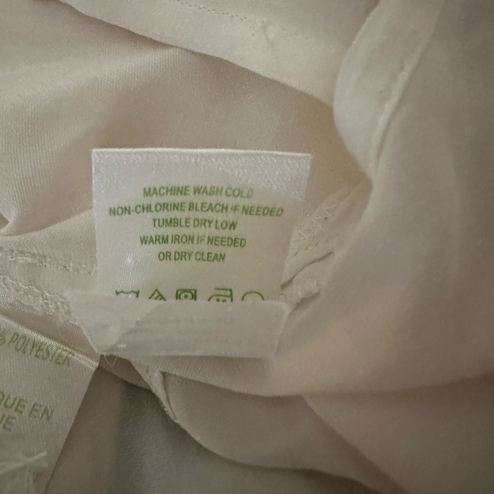 LAST CHANCE! Lilly Pulitzer White Blouse Size M - Picture 5 of 6